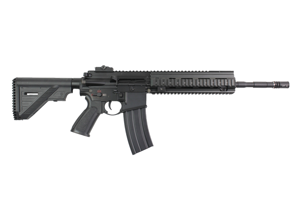 RIFLE AIRSOFT DOUBLE BELL HK416 A5 LONG BARREL AEG – BLACK - vista 2