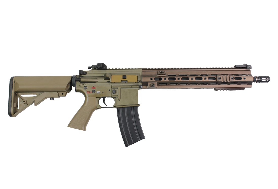 RIFLE AIRSOFT DOUBLE BELL HK416 LONG VERSION AEG – TAN