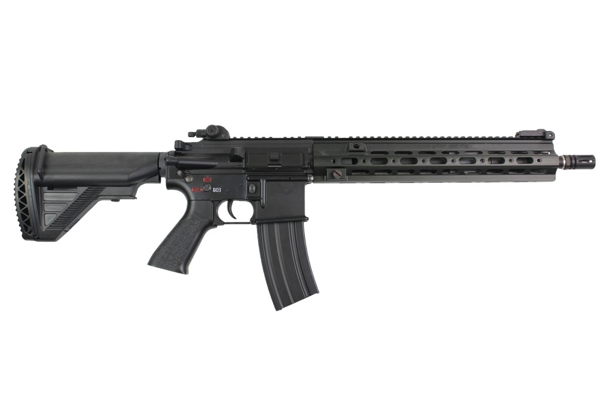 RIFLE AIRSOFT DOUBLE BELL HK416 LONG VERSION AEG - vista 2