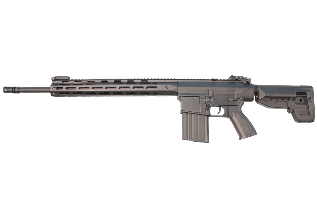 RIFLE AIRSOFT DOUBLE BELL SR25 DMR 15PL M-LOK HANDGUARD AEG – BLACK