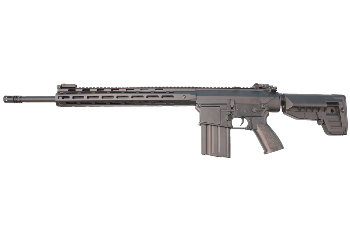 RIFLE AIRSOFT DOUBLE BELL SR25 DMR 15PL M-LOK HANDGUARD AEG – BLACK