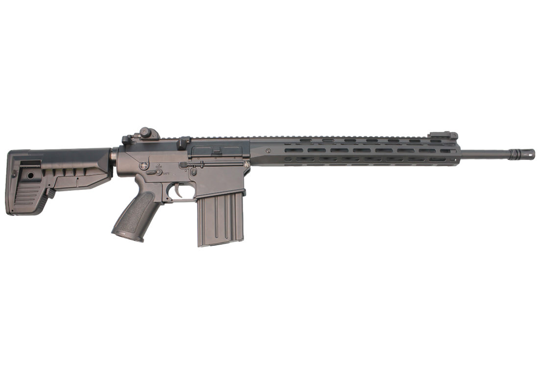 RIFLE AIRSOFT DOUBLE BELL SR25 DMR 15PL M-LOK HANDGUARD AEG – BLACK