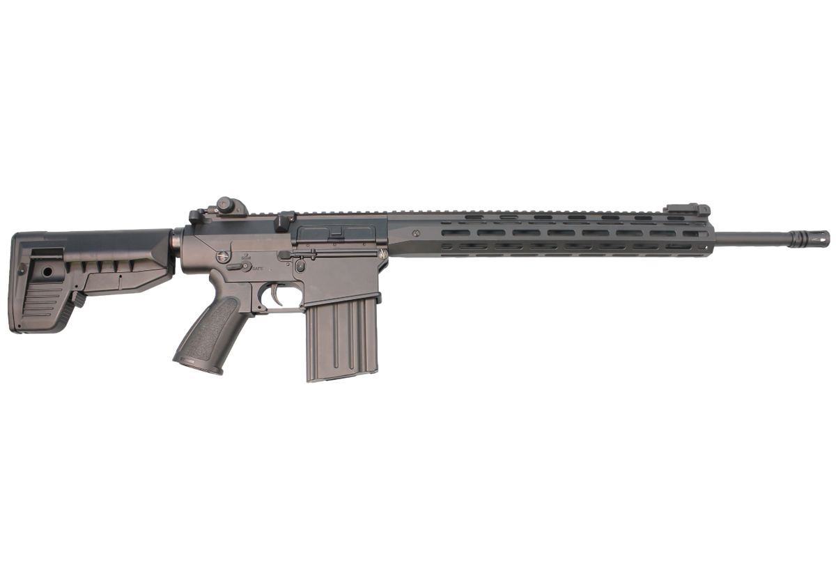 RIFLE AIRSOFT DOUBLE BELL SR25 DMR 15PL M-LOK HANDGUARD AEG – BLACK - vista 2
