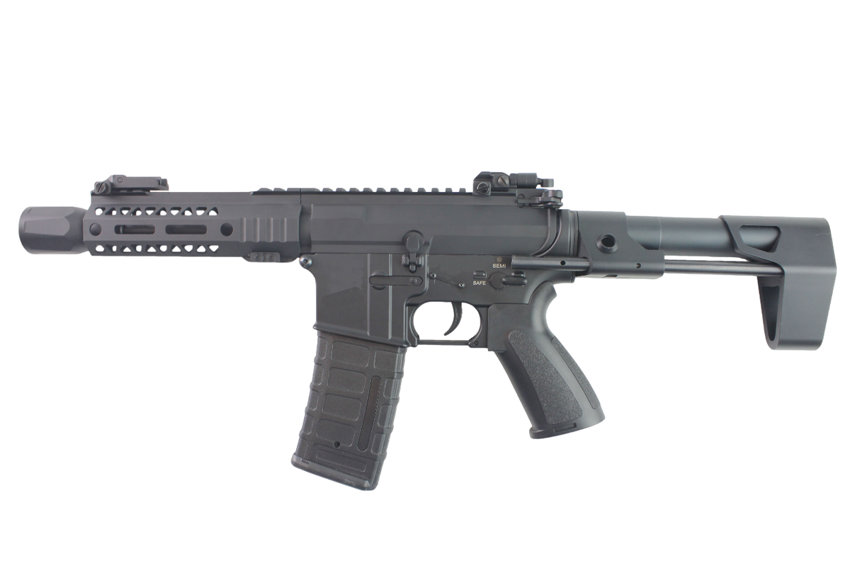 RIFLE AIRSOFT DOUBLE BELL M4 SBR AEG – BLACK