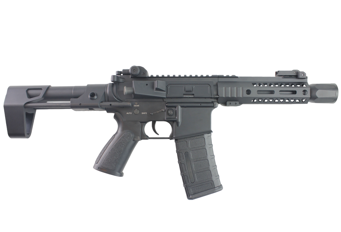 RIFLE AIRSOFT DOUBLE BELL M4 SBR AEG – BLACK