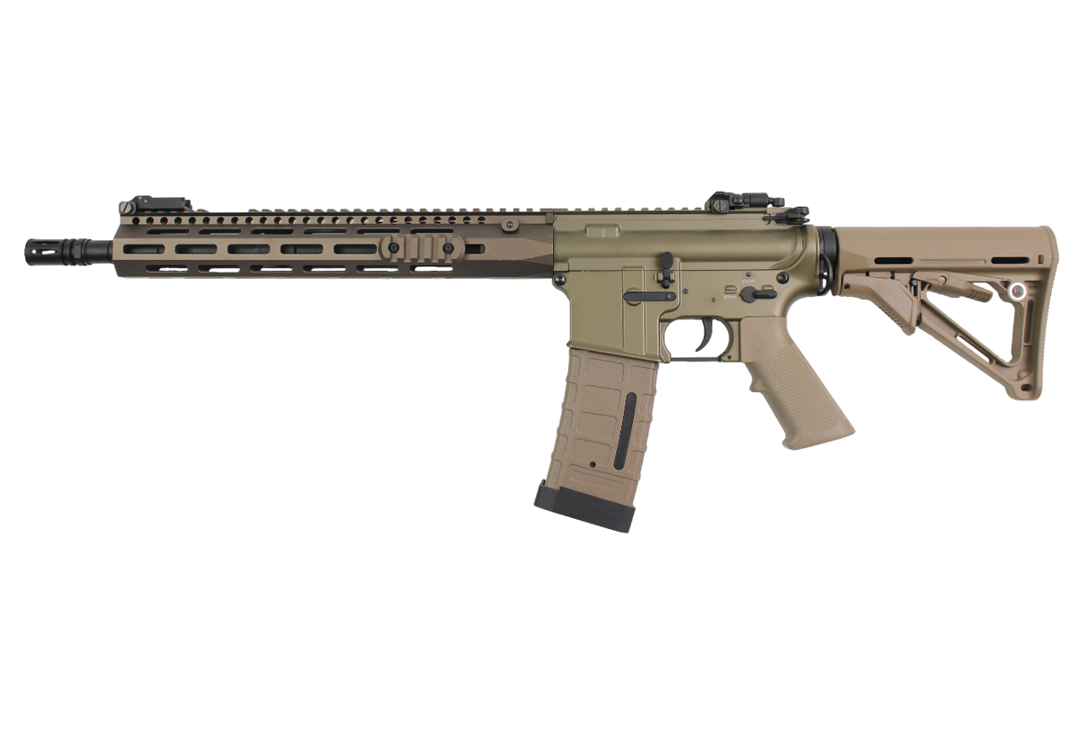 RIFLE AIRSOFT DOUBLE BELL M4 LONG TTI TR-1 AEG – TAN
