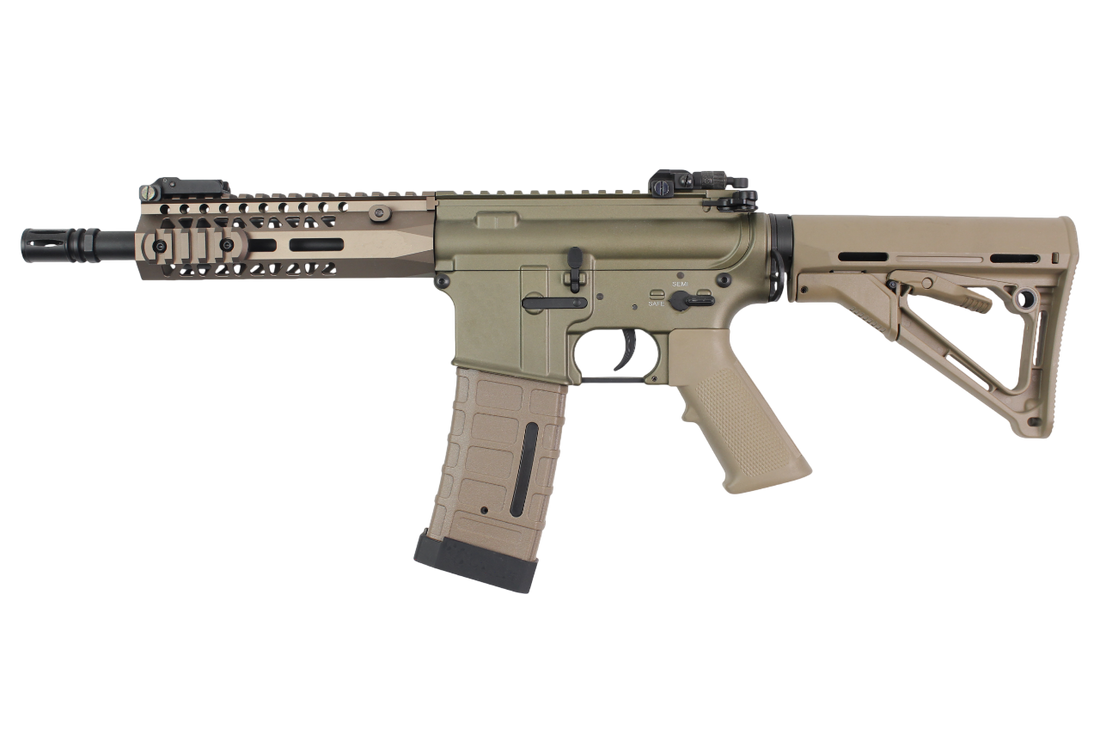 RIFLE AIRSOFT DOUBLE BELL M4 CNC FULL METAL AEG – TAN