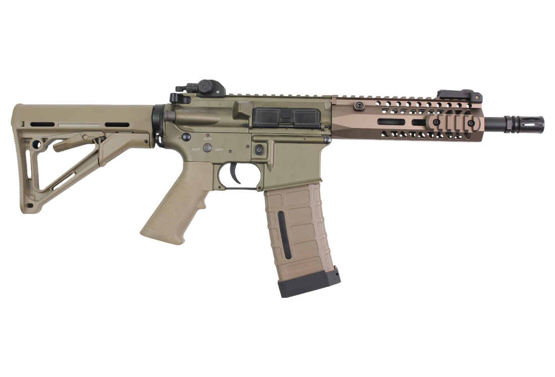 RIFLE AIRSOFT DOUBLE BELL M4 CNC FULL METAL AEG – TAN