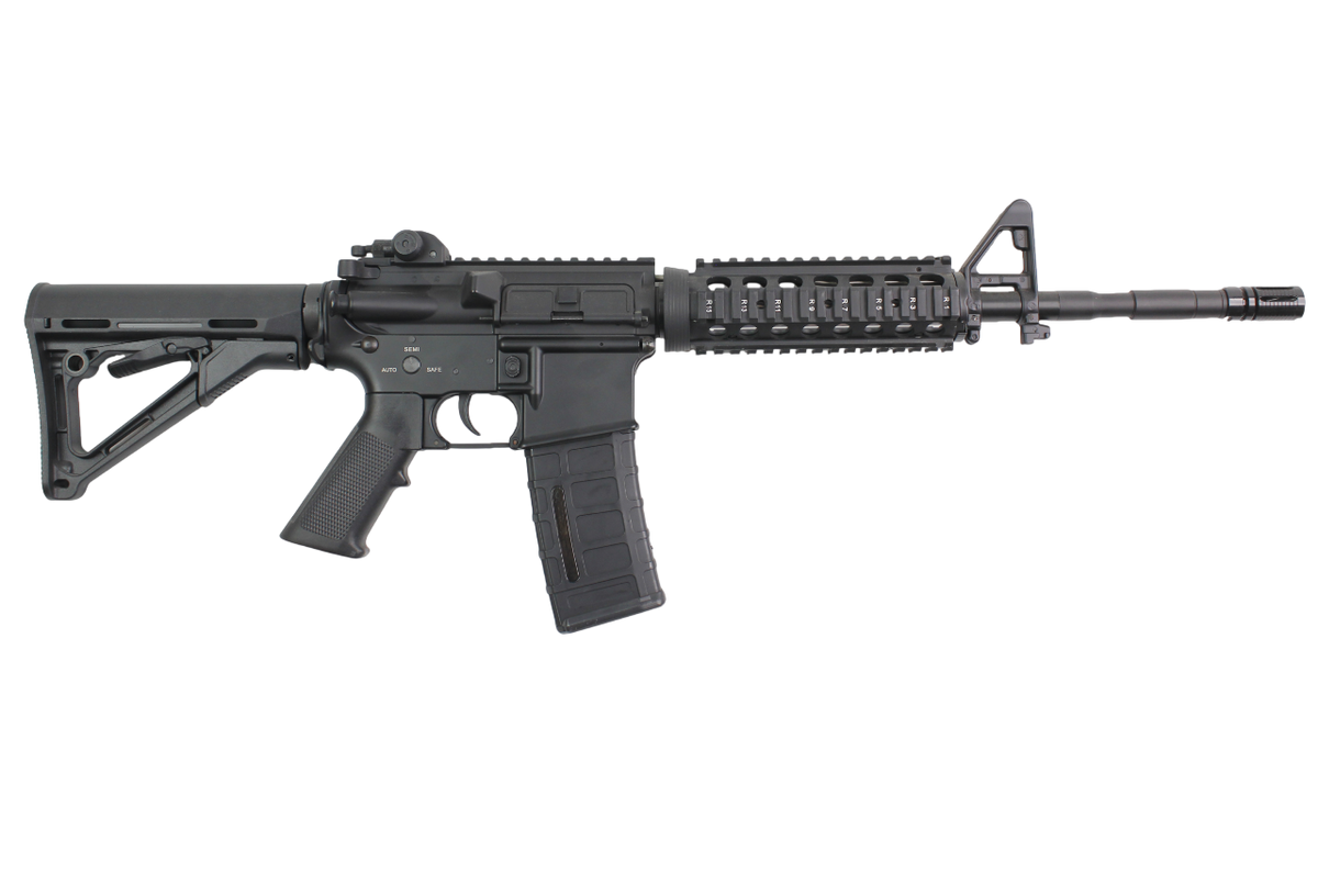 RIFLE AIRSOFT DOUBLE BELL M4 14 PL AEG – BLACK - vista 2