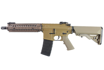 RIFLE AIRSOFT DOUBLE BELL MK18 9,5PL FULL METAL AEG – TAN