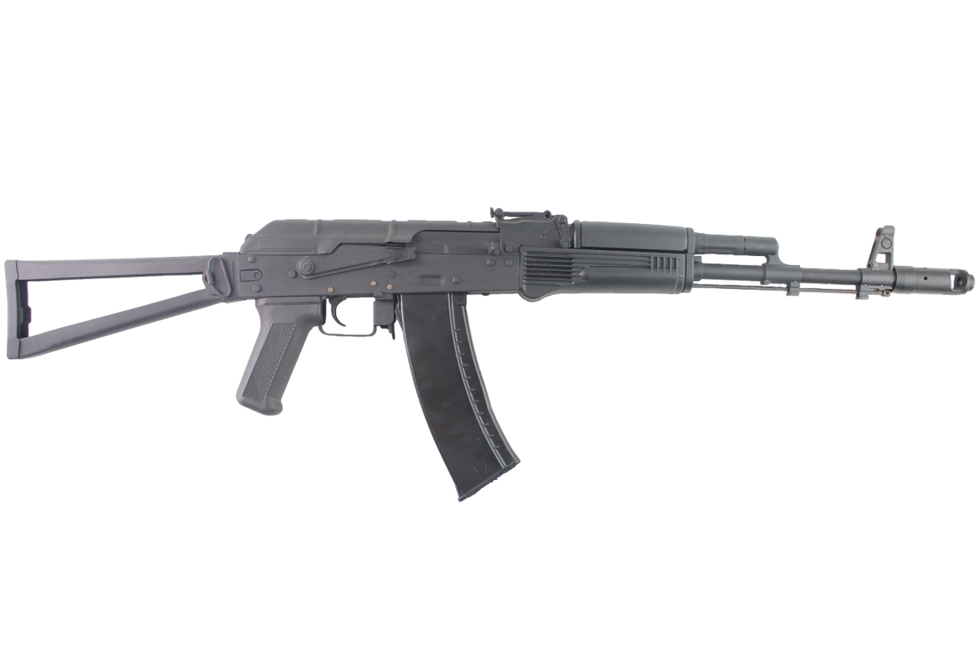RIFLE AIRSOFT DOUBLE BELL AKS-74N AEG W/ FOLDING STOCK – BLACK