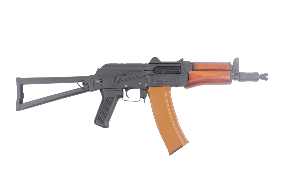 RIFLE AIRSOFT DOUBLE BELL AKS74U AEG – WOOD/BLACK - vista 2