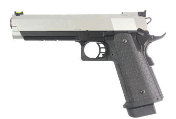 PISTOLA AIRSOFT DOUBLE BELL 5.1 GBB GREEN GAS – BLACK/SILVE