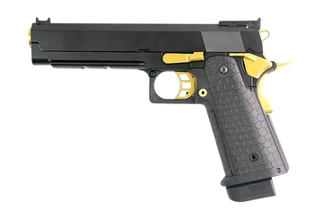PISTOLA AIRSOFT DOUBLE BELL 5.1 GBB GREEN GAS – BLACK/GOLD
