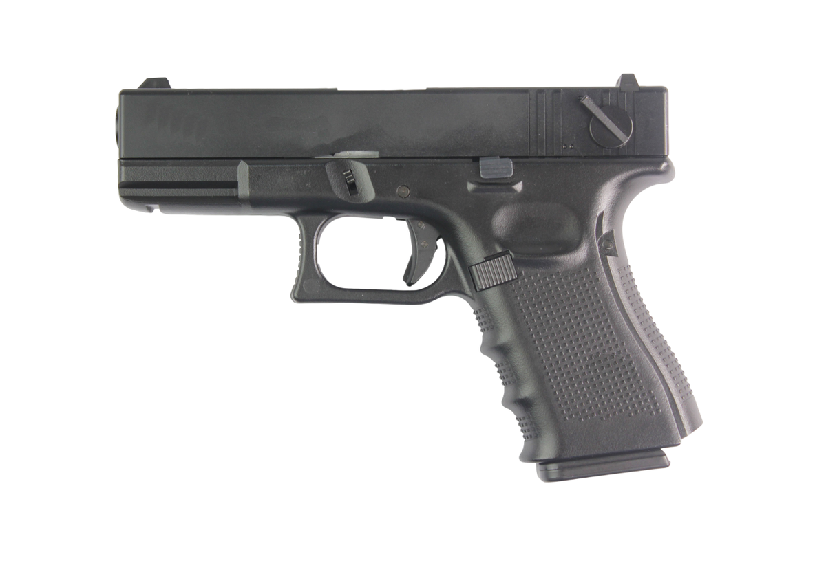 PISTOLA AIRSOFT DOUBLE BELL GLOCK G21 CNC SLIDE FULL METAL GBB GREEN GAS – BLACK