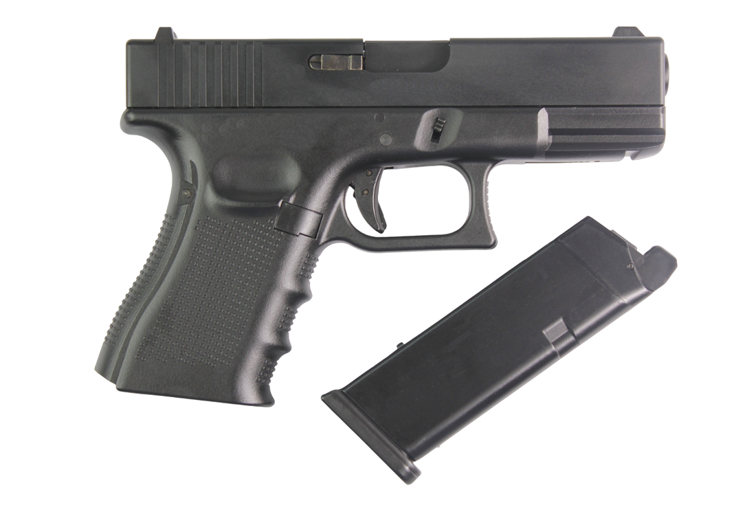 PISTOLA AIRSOFT DOUBLE BELL GLOCK G21 CNC SLIDE FULL METAL GBB GREEN GAS – BLACK