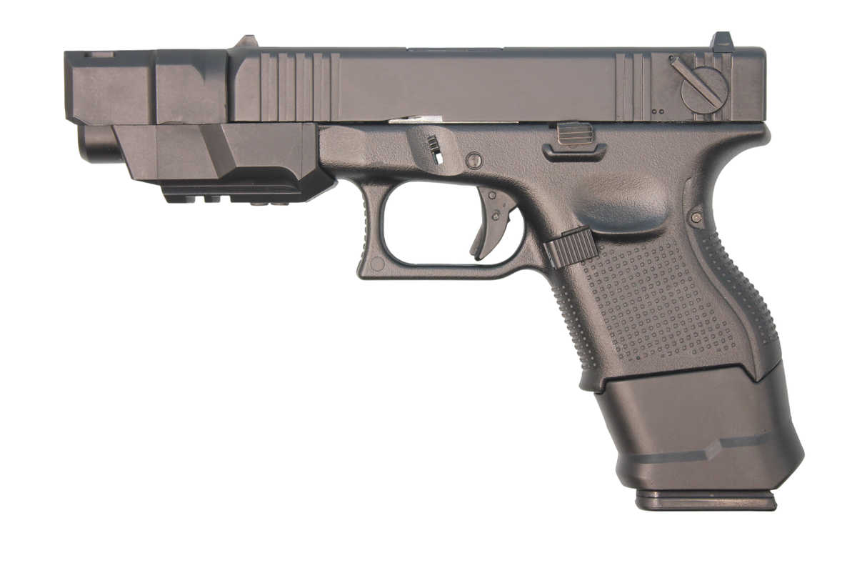 PISTOLA AIRSOFT DOUBLE BELL G26C GEN 5 FULL AUTO FULL METAL GBB GREEN GAS – BLACK