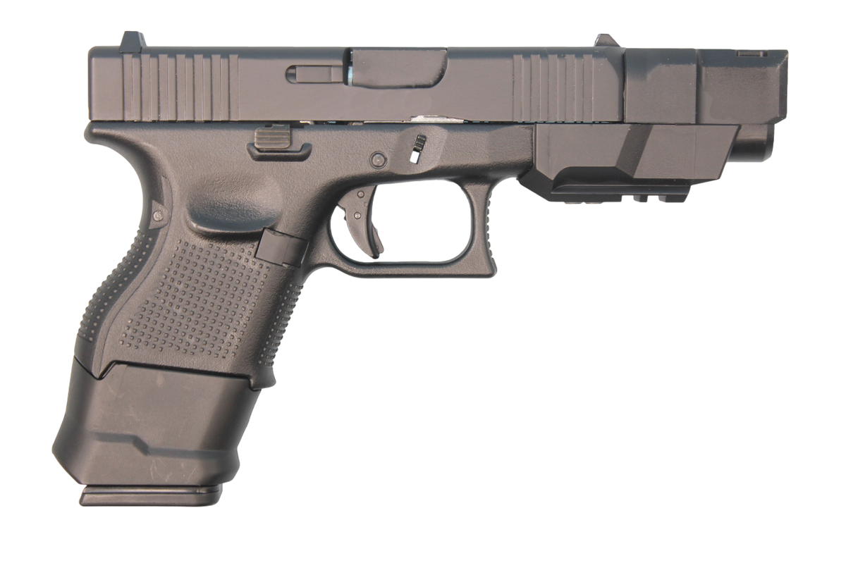 PISTOLA AIRSOFT DOUBLE BELL G26C GEN 5 FULL AUTO FULL METAL GBB GREEN GAS – BLACK - vista 3