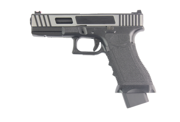PISTOLA AIRSOFT DOUBLE BELL GLOCK 17 WIREDRAWING METAL PISTOL GBB GREEN GAS – BLACK