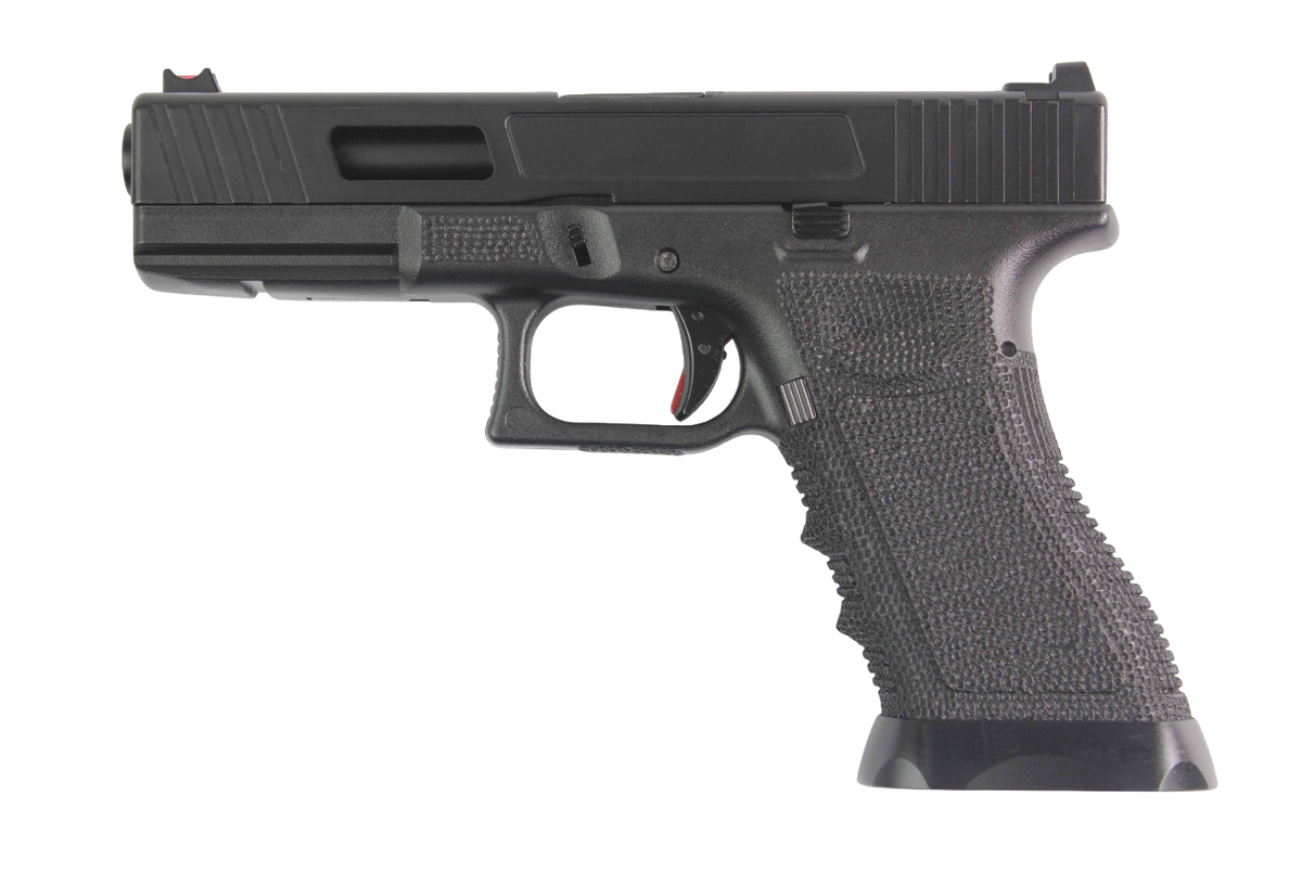 PISTOLA AIRSOFT DOUBLE BELL GLOCK 17 FULL METAL CO2 – BLACK