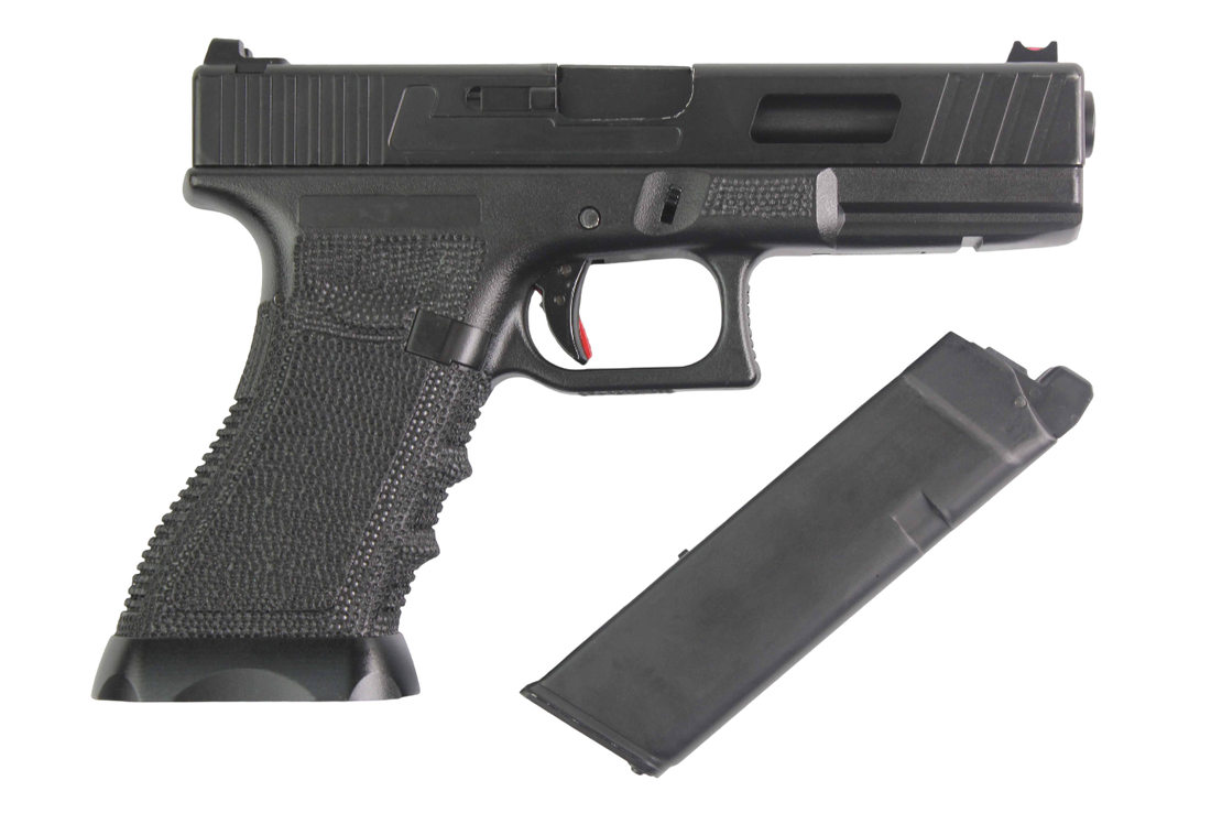 PISTOLA AIRSOFT DOUBLE BELL GLOCK 17 FULL METAL CO2 – BLACK