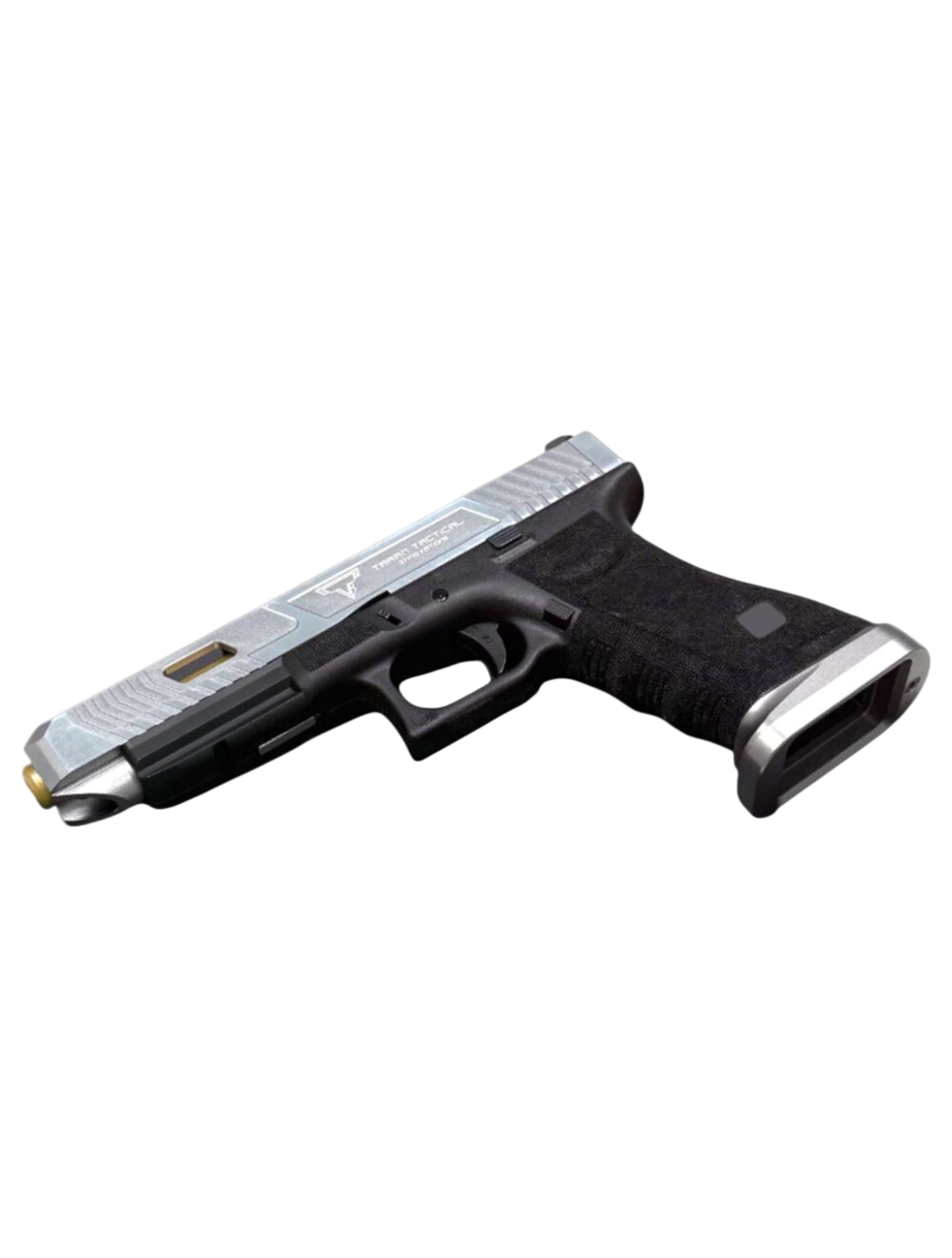PISTOLA AIRSOFT DOUBLE BELL GLOCK 34 TTI FULL METAL GBB GREEN GAS – SILVER