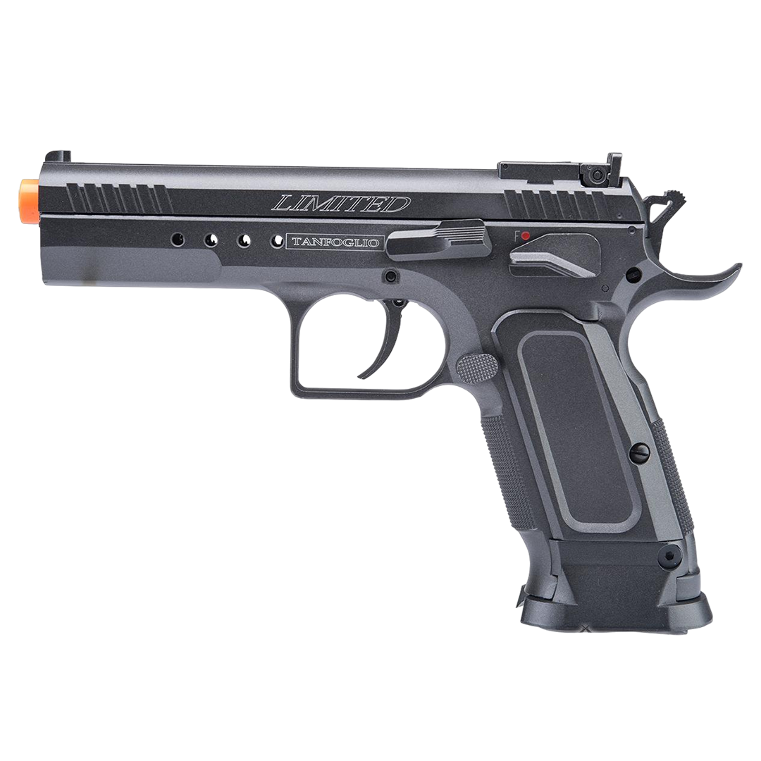 PISTOLA AIRSOFT TANFOGLIO LIMITED EDITION GBB – BLACK