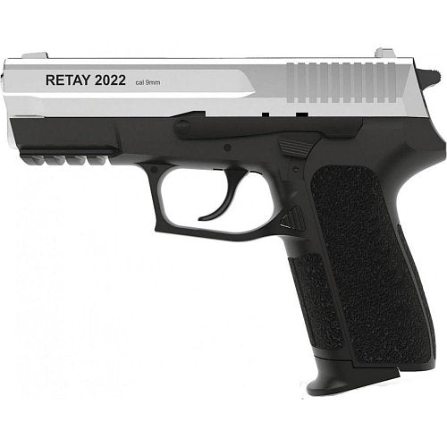 PISTOLA TRAUMATICA RETAY S2022 CHROME  X2 PROVEEDORES