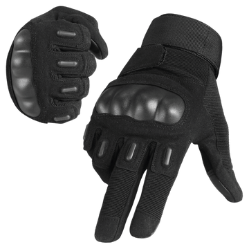 MOTORCYCLE GLOVES YAKEDA WITH KNUCKLE PROTECTION TALLA UNICA – BLACK