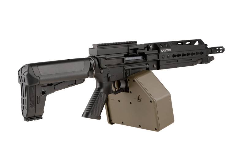 RIFLE AIRSOFT KRYTAC FULL METAL TRIDENT LMG ENHANCED AEG LIGHT MACHINE GUN