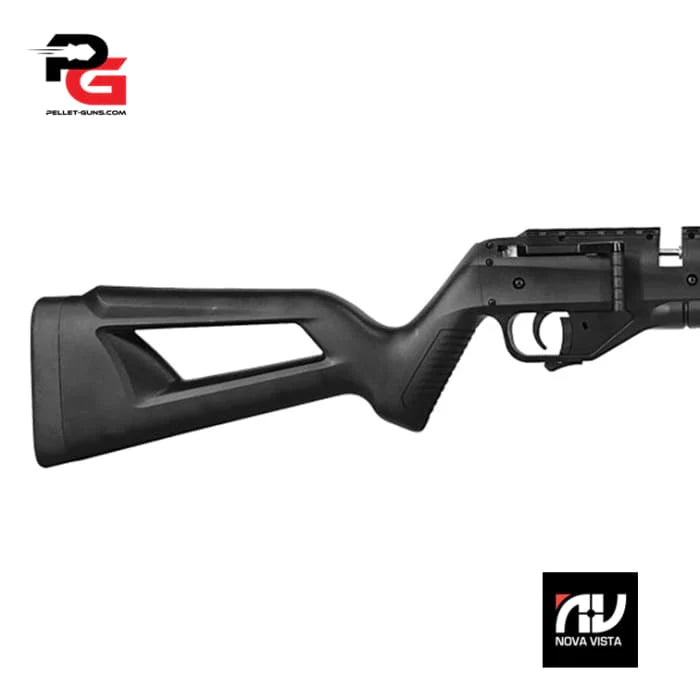 RIFLE NOVA VISTA PCP1000 .22 BLACK SYNTHETIC 100CC - vista 3