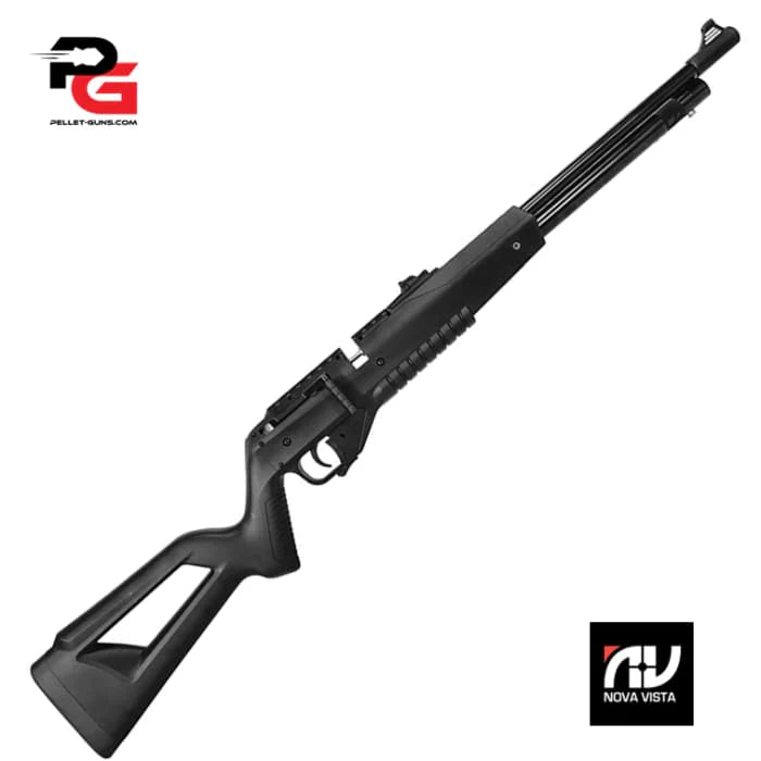 RIFLE NOVA VISTA PCP1000 .22 BLACK SYNTHETIC 100CC - vista 2