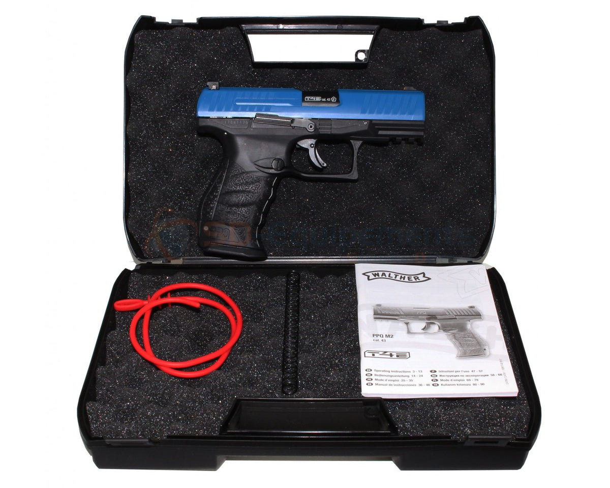 UMAREX T4E WALTHER PPQ M2 LE BLUE TRAINING PAINTBALL MARKER PISTOL .43 BLUE/BLACK - vista 4