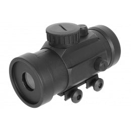 MIRA AIRSOFT PLASTIC ILLUMINATED RED DOT SCOPE W/RAIL MOUNT - vista 3