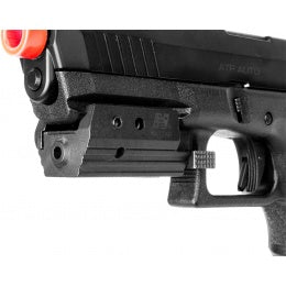 LASER NCSTAR AIRSOFT LOW PROFILE TACTICAL RED W/ WEAVER RAIL MOUNT - vista 3