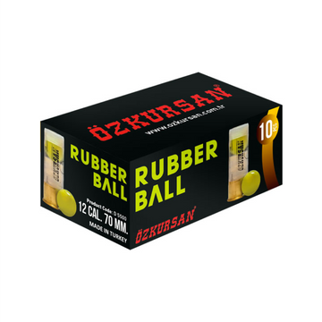 MUNICION TRAUMATICA OZKURSAN RUBBER SINGLE BALL X10UND 12CAL
