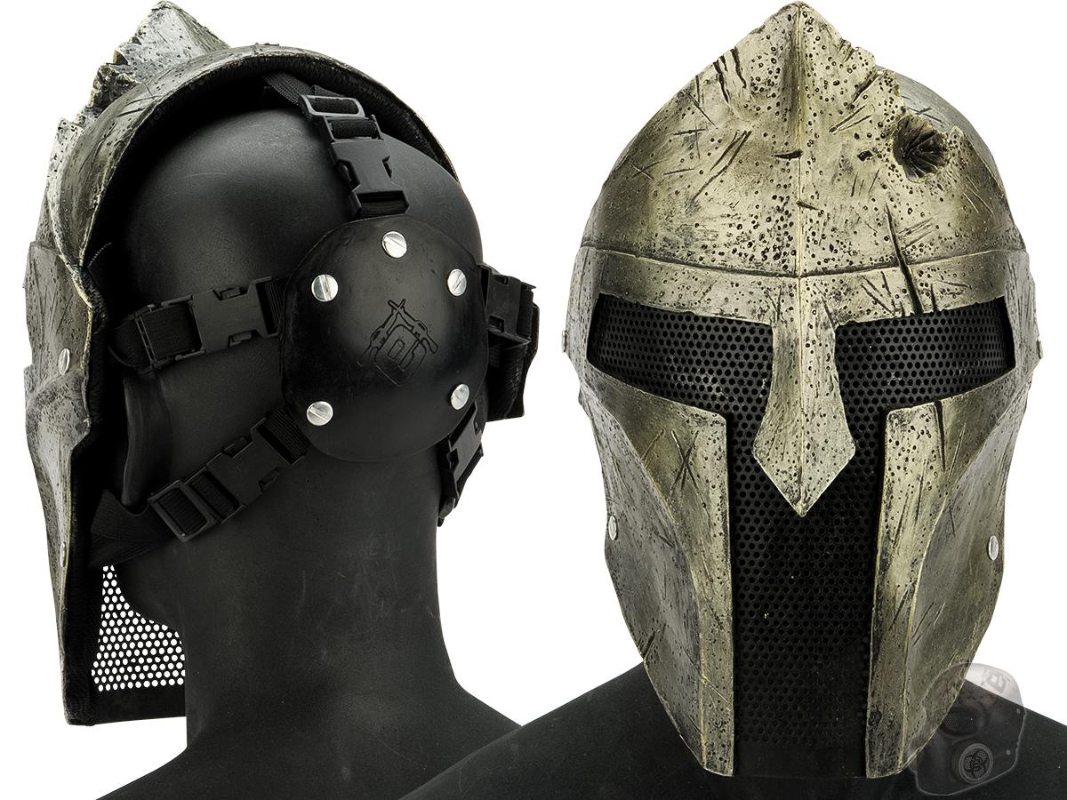 MASCARA FULL FACE FIBERGLASS BOUNTY HUNTER SPARTAN - vista 3