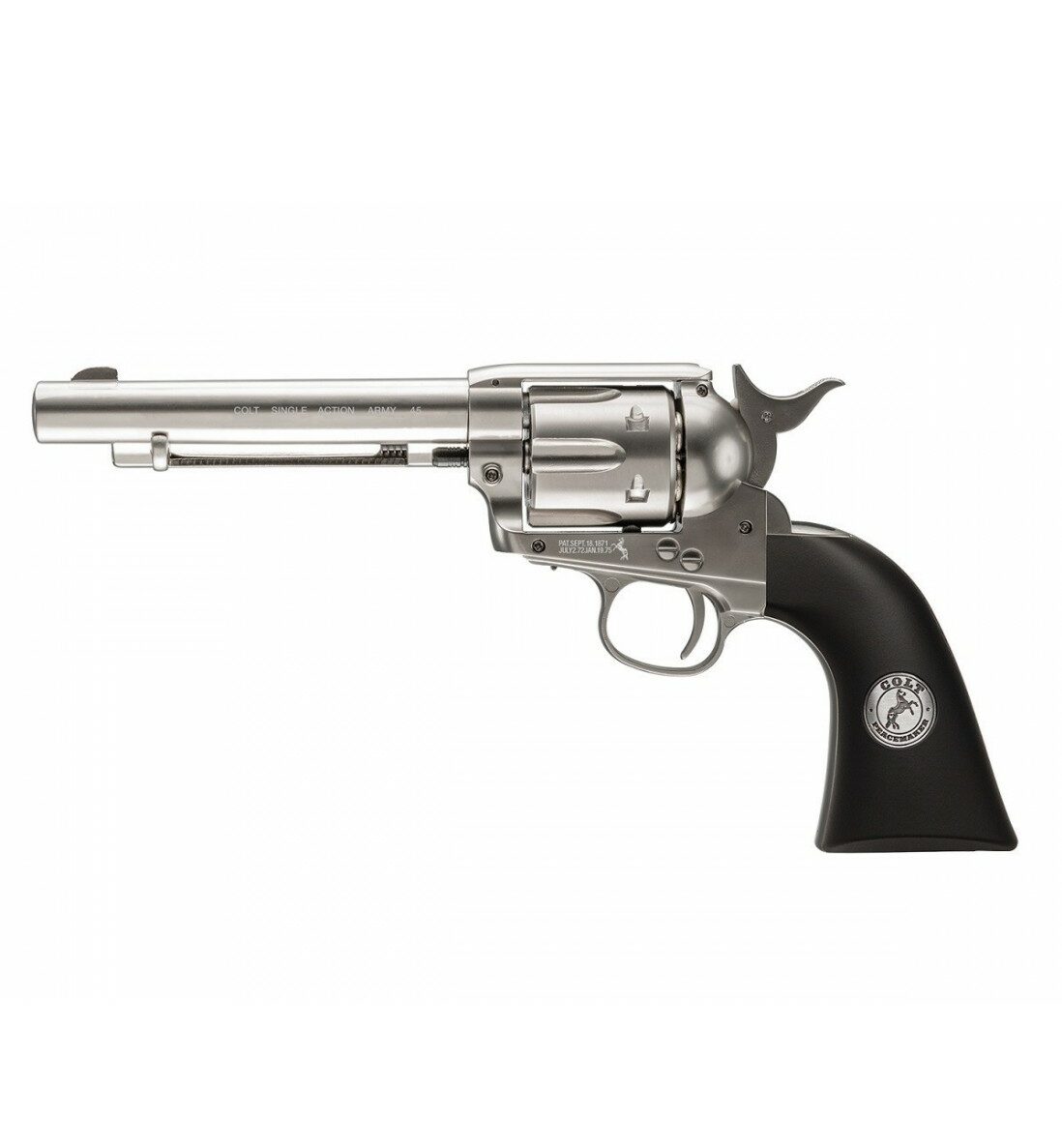 REVOLVER UMAREX PEACEMARKER COLT SINGLE ACTION PELLET NICKEL .177