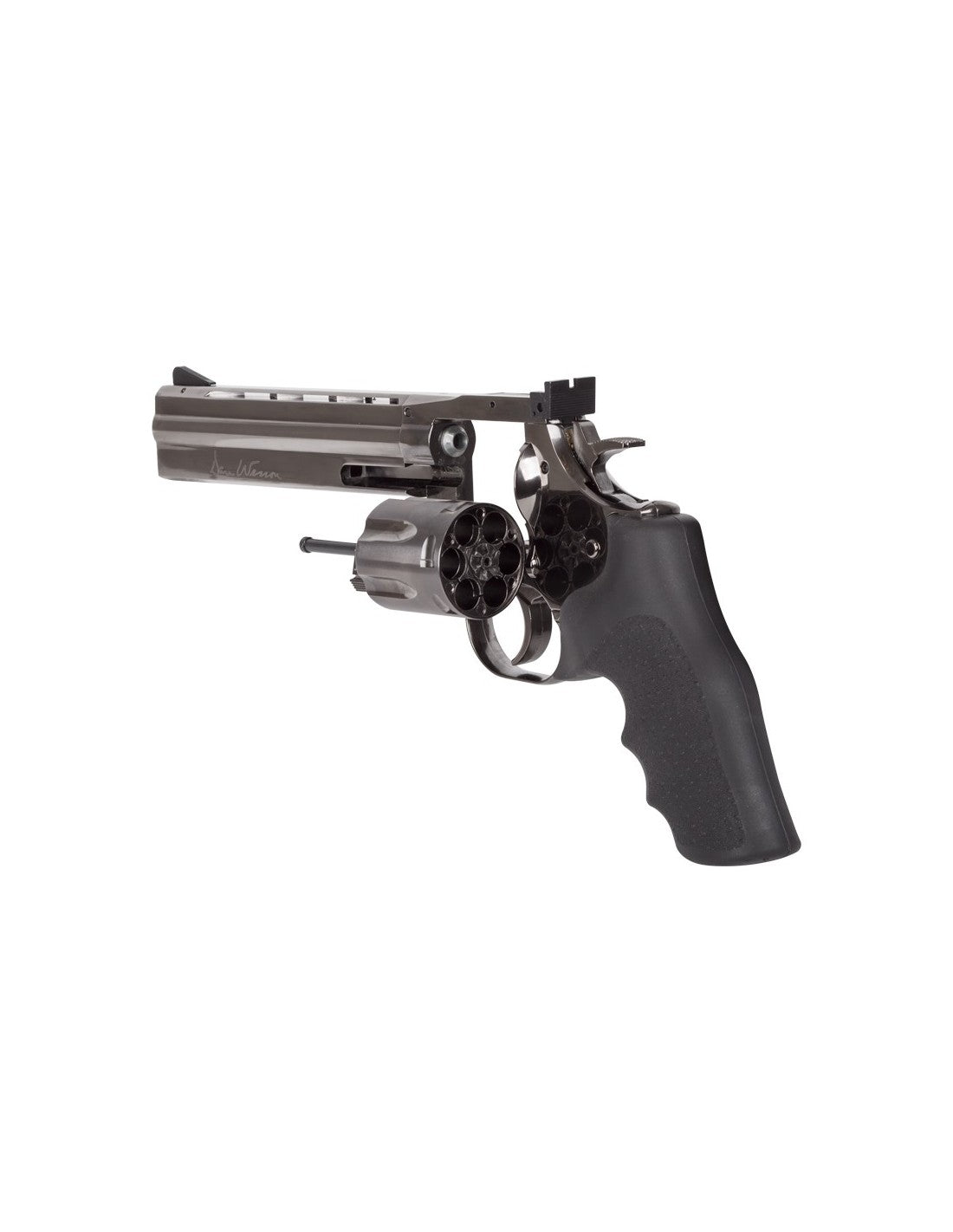 REVOLVER ASG CO2 DAN WESSON 715 6PL STEEL GREY 4.5MM PELLETS - vista 4