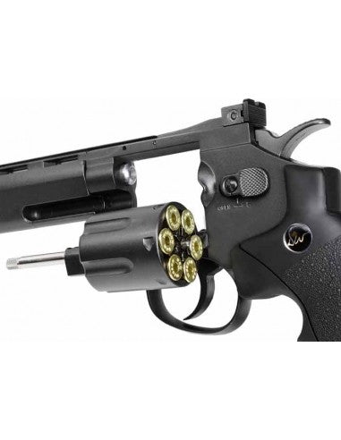 REVOLVER ASG CO2 DAN WESSON 715 6PL STEEL GREY 4.5MM PELLETS - vista 3