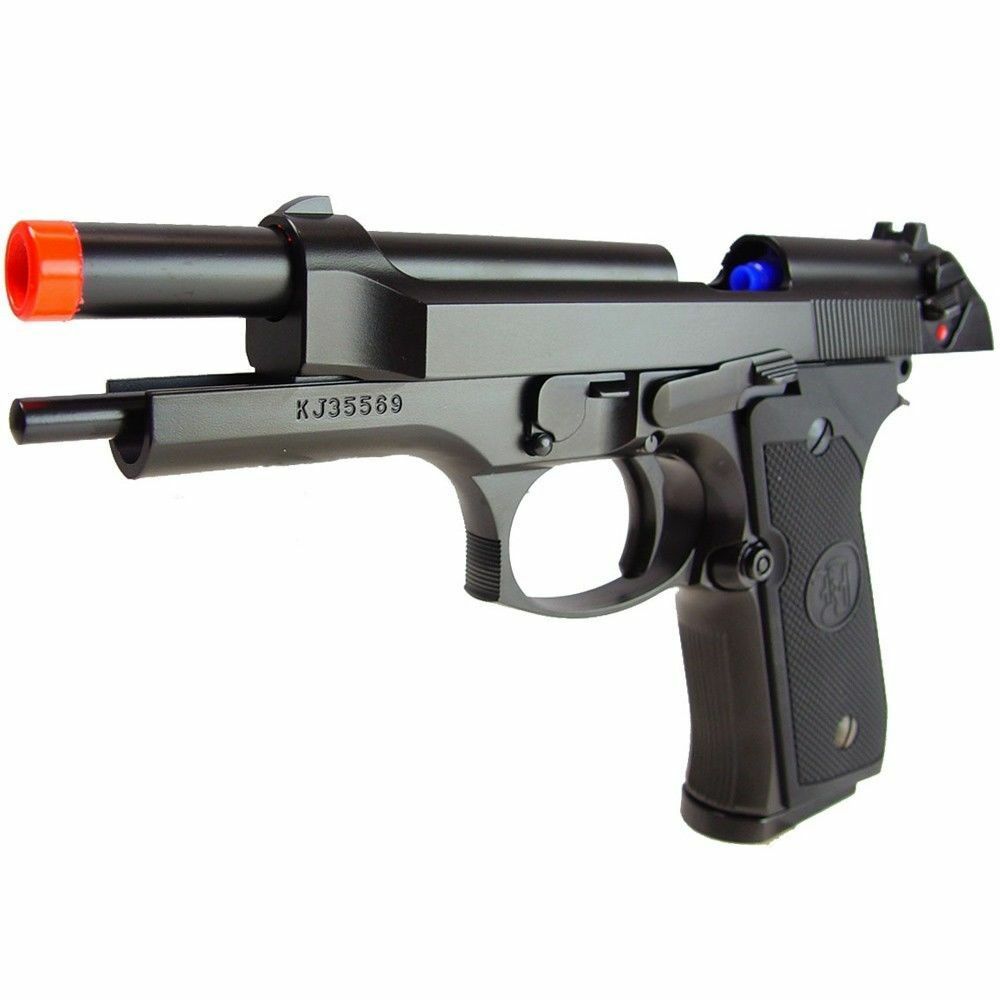 PISTOLA AIRSOFT KJW FULL METAL M9 GOVERNMENT GAS BLOWBACK - vista 5