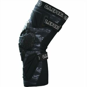 GI SPORTZ PROTECTIVE RACE: KNEE BLLACK TALLA XL - vista 3
