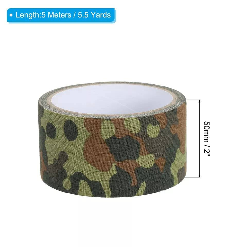 CINTA ADHESIVA CAMUFLAJE DIGITAL DE TELA ELASTICA