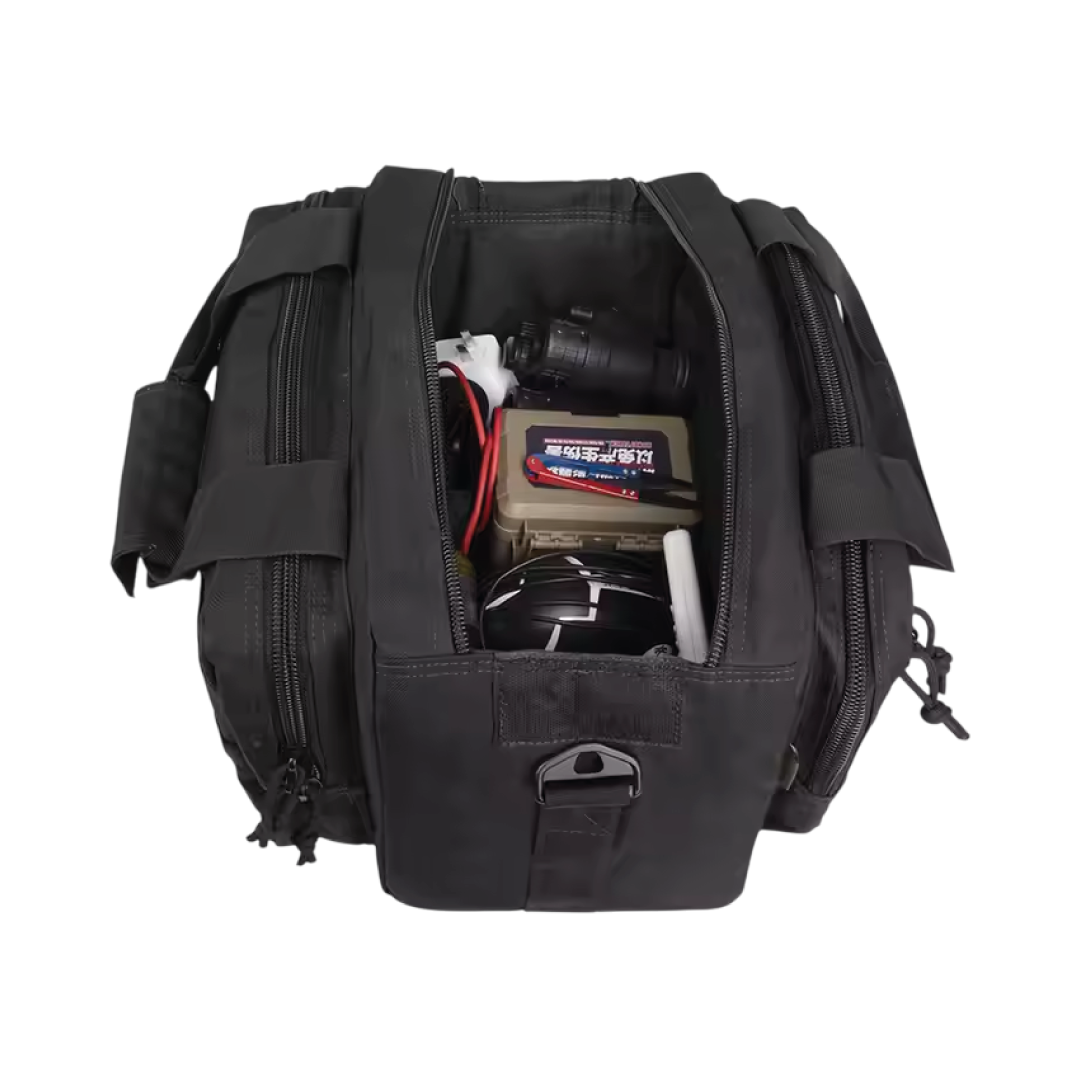 CAMARA SHOULDER BAG YAKEDA MOLLE TACTICAL MULTIFUNCTION HUNTING – BLACK - vista 3