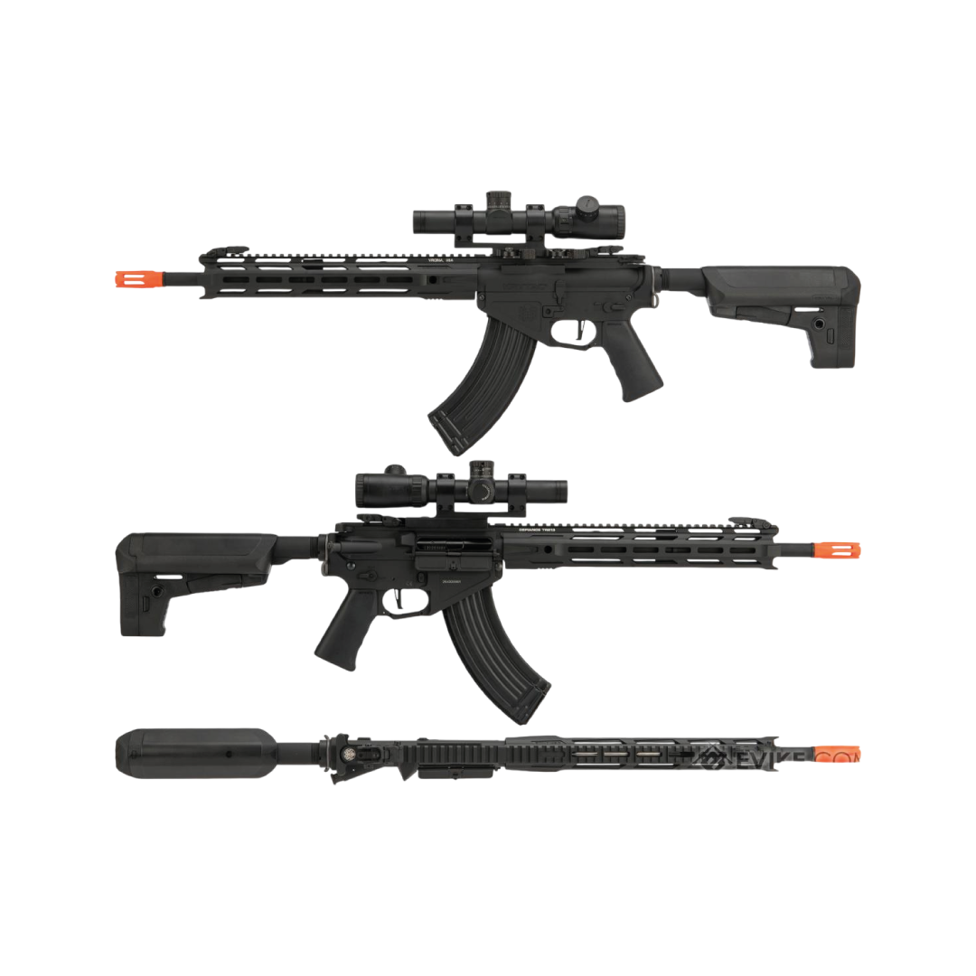 RIFLE AIRSOFT KRYTAC FULL METAL TRIDENT 47 SPR AEG - vista 3