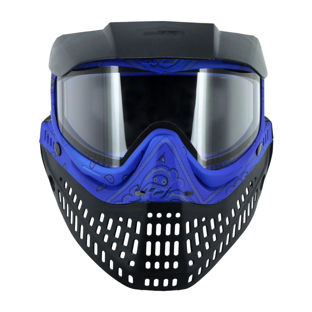 MASCARA JT SPECTRA PROFLEX LE BANDANA BLUE W/ CLEAR + SMOKE LENS THERMAL - vista 4