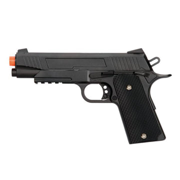 PISTOLA AIRSOFT FULL METAL 1911 BLACK 210 FPS GUN