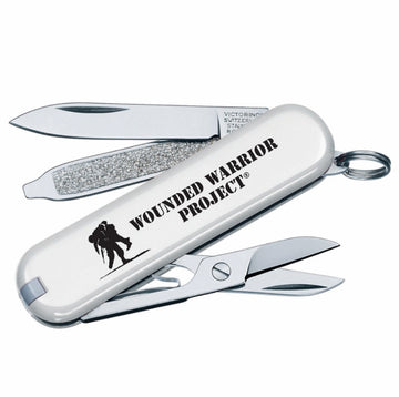 NAVAJA MULTIUSOS VICTORINOX CLASSIC SD WHITE WITH WWP LOGO