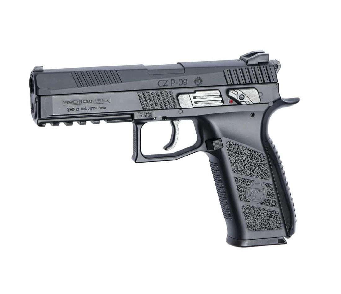 PISTOLA ASG CZ P-09 BLOWBACK CO2 4.5MM – BLACK