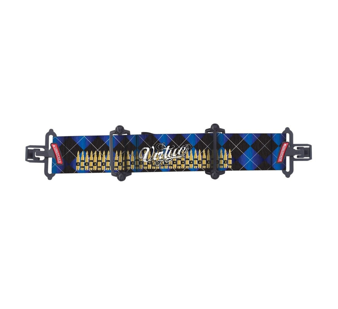 VIRTUE VIO GOGGLE STRAP – ARGYLE BULLET BLUE